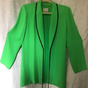 Frank Usher long green jacket - top versatile
